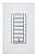 Keypad para Seis Cenas Personalizadas Lutron RRD-W6BRL-WH - Imagem 1