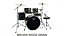 Bateria 5 Peças em Basswood Prodigy Mapex PDG5245T - Imagem 5