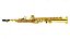 Saxofone Soprano Reto Shelter SFT6433L - Imagem 1