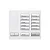 Teclado de Mesa Lutron Com 10 Cenas RR-T10RL-SW - Imagem 1