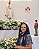 Véu Capuz Nossa Senhora de Fátima Azul Marinho - Imagem 3