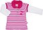 Blusa Infantil Polo Listrada Kika Pink - Imagem 1