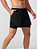 Shorts de Corrida e Treino Masculino 2 em 1 com Bolso Integrado - Preto - Imagem 1