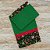 Duo Coordenado de Toalha Higiênica com Barrado em Tecido Verde e Vermelho Estampado com Elementos Natalino - Imagem 4