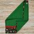 Duo Coordenado de Toalha Higiênica com Barrado em Tecido Verde e Vermelho Estampado com Elementos Natalino - Imagem 6