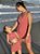 Conjunto infantil Caribe rosa flamingo - Imagem 3