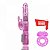 Vibrador Rotativo Jack Rabbit com Estimulador Clitoriano - ROSA - VIBRATION ROD - Imagem 1