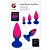 Kit Plug Anal em Silicone Com Ventosa - Imagem 3