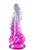 Dildo Monstro com Ventosa - Transparente com Rosa - MAIG Maig - 7809 - Imagem 4