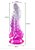 Dildo Monstro com Ventosa - Transparente com Rosa - MAIG Maig - 7809 - Imagem 3