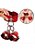Algema Luxo com Coleira - Vermelho - 9689 - Imagem 2