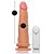Prótese Pênis Realístico Vibrador C/ Ventosa 18,5X4,5cm - ADAO35 - Imagem 2