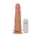 Prótese Pênis Realístico Vibrador C/ Ventosa 18,5X4,5cm - ADAO35 - Imagem 3