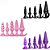 Kit com 5 Plug anal em Silicone - Imagem 1