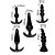 Kit com 5 Plug anal em Silicone - Imagem 4