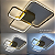 Lustre/Plafon Madrid 3 quadros + Controle Remoto - Imagem 2