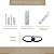 Lustre/Plafon Ibiza Black 2 aros + Controle Remoto - Imagem 8