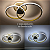 Lustre / Plafon Barcelona 3 aros + Controle Remoto - Imagem 3