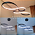 Lustre/pendente Chicago Black infinito  + Controle Remoto - Imagem 9