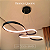 Lustre/pendente Chicago Black infinito  + Controle Remoto - Imagem 11