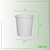 1250 Copos de Papel Branco 100ml - Imagem 1