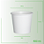 408 Potes de Papel Branco 400ml - Imagem 1