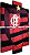Quadro Escudo do Flamengo nº 01 3d Mosaico 06 Peças - Imagem 1