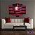 Quadro Escudo do Flamengo nº 01 3d Mosaico 10 Peças - Imagem 9