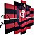 Quadro Escudo do Flamengo nº 01 3d Mosaico 10 Peças - Imagem 3