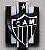 Quadro Escudo do Atlético Mineiro 3D Mosaico Madeira  Grande - Imagem 9