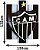 Quadro Escudo do Atlético Mineiro 3D Mosaico Madeira  Grande - Imagem 2
