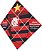 Quadro Escudo do Flamengo nº 01 3d Mosaico 09 Peças Personalizado com a Frase ou Dedicatória a Seu Gosto - Imagem 7