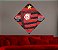 Quadro Escudo do Flamengo nº 01 3d Mosaico 25 Peças Personalizado com a Frase ou Dedicatória a Seu Gosto - Imagem 7