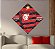 Quadro Escudo do Flamengo nº 01 3d Mosaico 25 Peças Personalizado com a Frase ou Dedicatória a Seu Gosto - Imagem 10