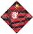 Quadro Escudo do Flamengo nº 01 3d Mosaico 16 Peças Personalizado com a Frase ou Dedicatória a Seu Gosto - Imagem 1