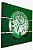 Quadro Escudo do Palmeiras nº 01 3d Mosaico 07 Peças - Imagem 1