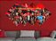 Quadro do Flamengo Tricampeão da Libertadores 3D Mosaico 24 Peças - Imagem 5