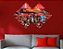 Quadro do Flamengo Tricampeão da Libertadores 3D Mosaico 07 Peças Personalizado com a Frase ou Dedicatória a Seu Gosto - Imagem 3