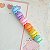 Marca texto divertido, polvo neon, 5 cores - Imagem 2
