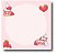 6 Bloco de Notas, Blocando Fofo Morango 50 folhas  Memo Pad / Notepad - Imagem 2