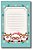 Bloco de Notas, Blocando Natal 50 folhas  Memo Pad / Notepad - Imagem 2