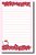 6 Bloco de Notas, Blocando Fofo Sanrio 50 folhas  Memo Pad / Notepad - Imagem 4