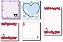 6 Bloco de Notas, Blocando Fofo Sanrio 50 folhas  Memo Pad / Notepad - Imagem 1