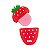 Borracha Morango  com cheirinho- Tris Holic Docinhos - Imagem 2