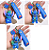 3 Chaveiros Stitch emborrachado G 3D - Imagem 1