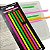 Marca Texto Adesivo em Tira Carbon Line Blister c/8 Blocos c/20 Folhas - Imagem 1