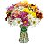 Margaridas Coloridas no Vaso Nobre - Imagem 1