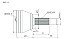 JUNTA HOMOCINÉTICA HOMOCINÉTICO FOX SPACE CROSS 1.6 8V EA111 08 09 10 11 12 13 14 15 16 17 18 19 20 21 POLO 1.6/2.0 8V 03 04 05 06 07 08 09 10 11 12 13 14 15 SEM ABS EXTERNO 22 INTERNO 30 VT5156 - Imagem 2