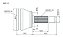 JUNTA HOMOCINÉTICA HOMOCINÉTICO UNO PREMIO MILLE ELBA FIORINO 1.0/1.3/1.5R/1.6R 80 81 82 83 84 85 86 87 88 89 90 91 92 93 94 95 96 DENTES EXTERNO 22 INTERNO 20 VT5014 - Imagem 2