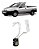 SENSOR NÍVEL BOIA COMBUSTIVEL STRADA 1.3/1.5/1.6/1.8 4CIL. 8V/16V GASOLINA 01 02 03 04 05 2368/T010012 - Imagem 1